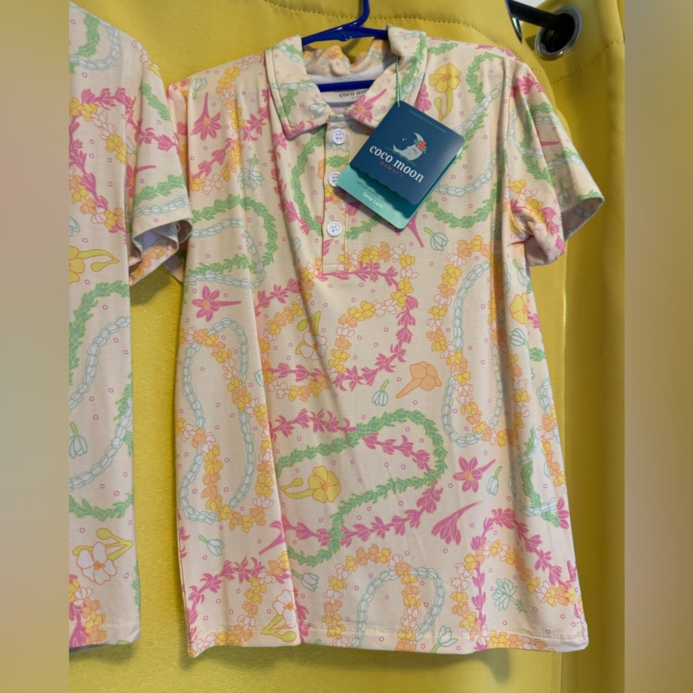 Coco Moon Lei Blouse Size 7/8 NWT